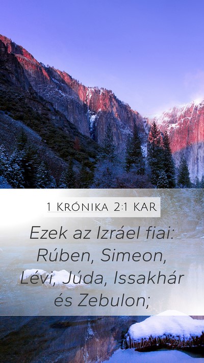 1 Krónika 2:1 KAR Bible Verse Image