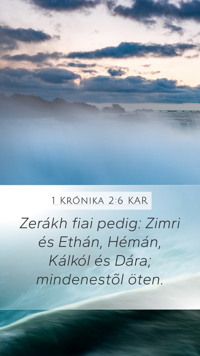 1 Krónika 2:6 KAR Bible Verse Image