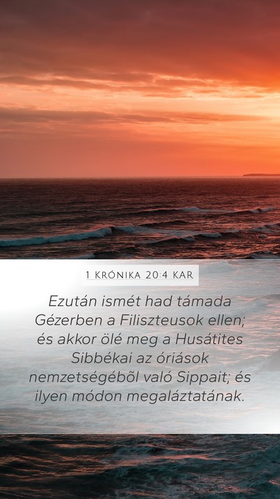 1 Krónika 20:4 KAR Bible Verse Image