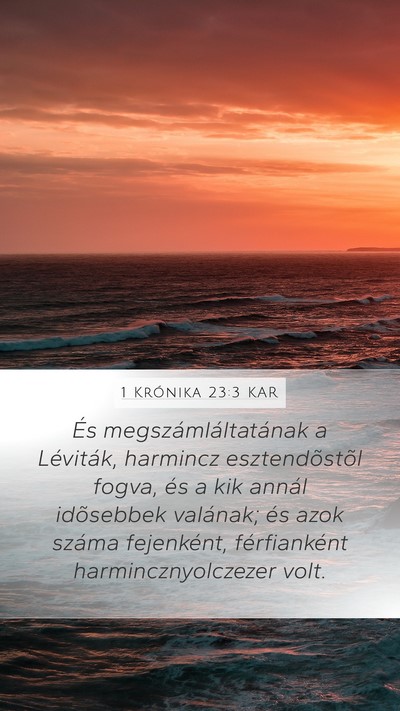 1 Krónika 23:3 KAR Bible Verse Image