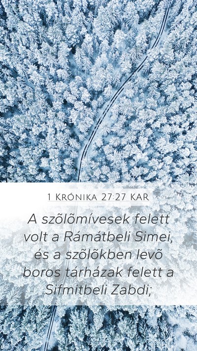 1 Krónika 27:27 KAR Bible Verse Image