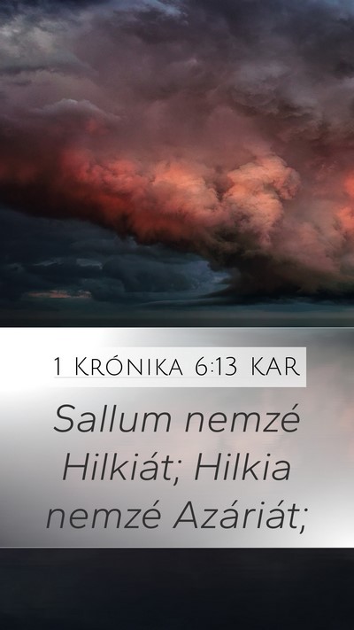 1 Krónika 6:13 KAR Bible Verse Image