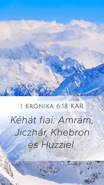 1 Krónika 6:18 KAR Bible Verse Image