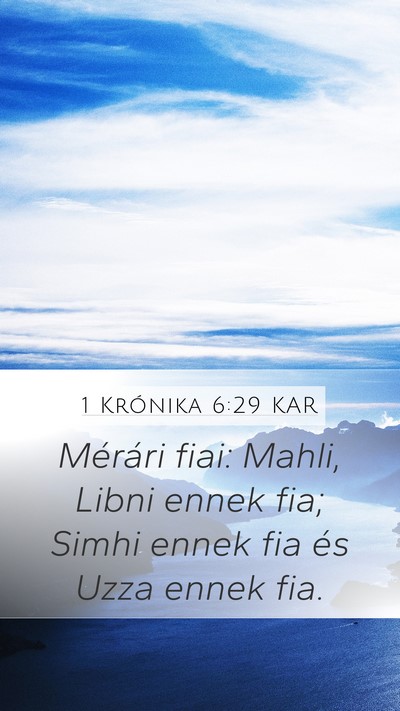 1 Krónika 6:29 KAR Bible Verse Image
