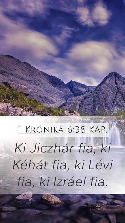 1 Krónika 6:38 KAR Bible Verse Image