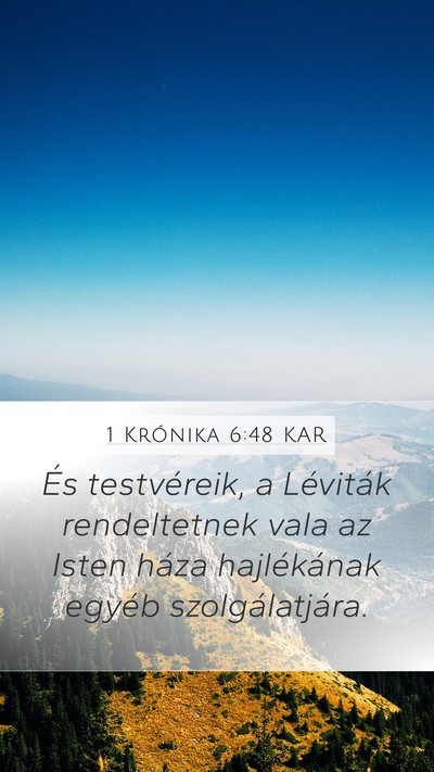 1 Krónika 6:48 KAR Bible Verse Image