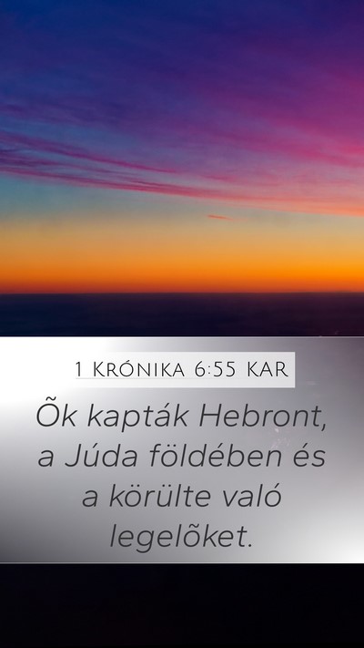 1 Krónika 6:55 KAR Bible Verse Image