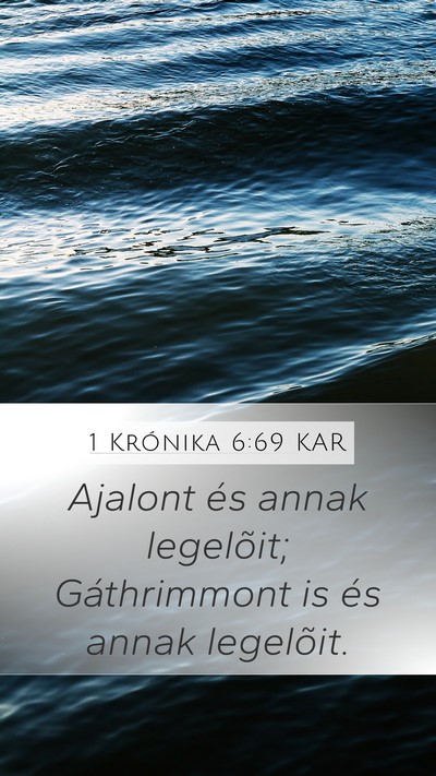 1 Krónika 6:69 KAR Bible Verse Image