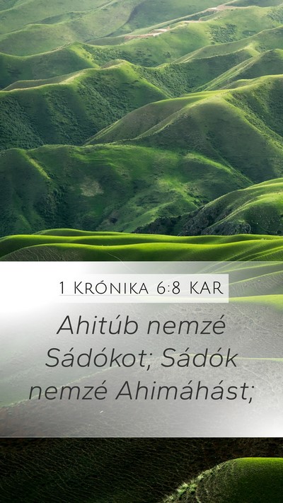 1 Krónika 6:8 KAR Bible Verse Image
