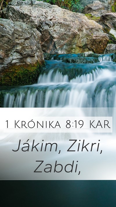 1 Krónika 8:19 KAR Mobile Phone Wallpaper - Jákim, Zikri, - Mobile Bible Verse Wallpaper