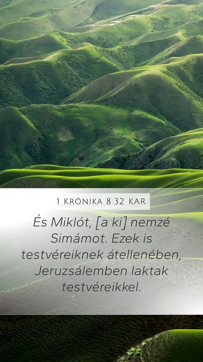 1 Krónika 8:32 KAR Bible Verse Image