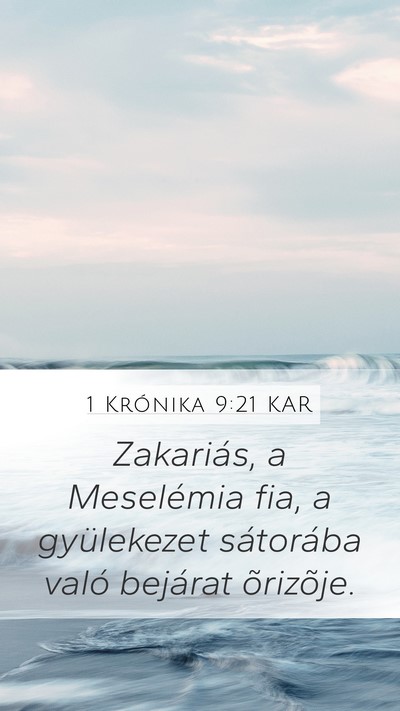 1 Krónika 9:21 KAR Bible Verse Image