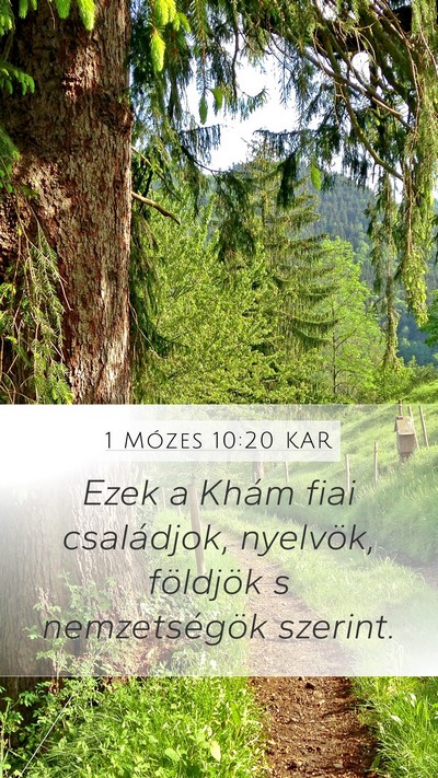 1 Mózes 10:20 KAR Bible Verse Image