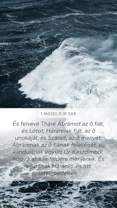 1 Mózes 11:31 KAR Bible Verse Image