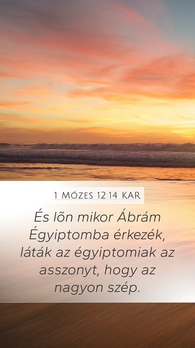 1 Mózes 12:14 KAR Bible Verse Image