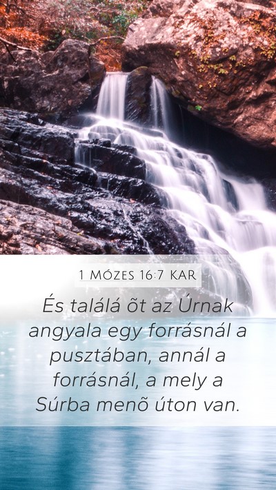 1 Mózes 16:7 KAR Bible Verse Image