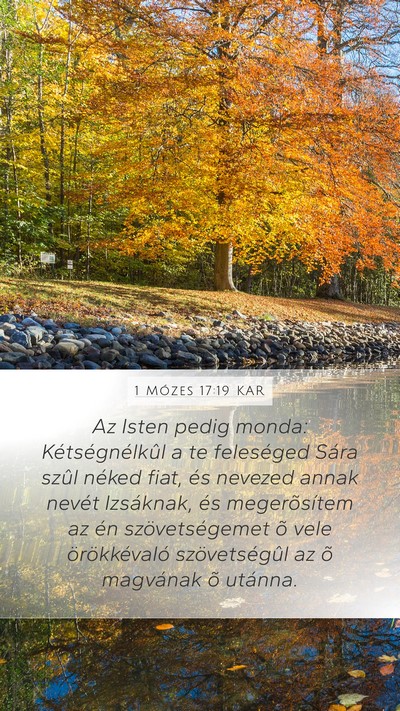 1 Mózes 17:19 KAR Bible Verse Image