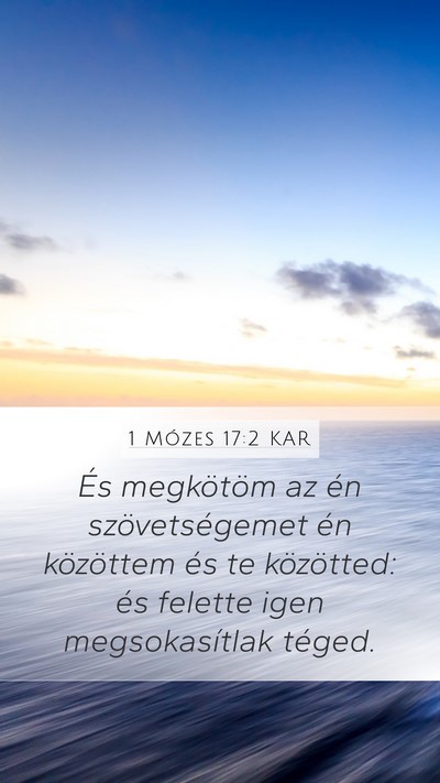 1 Mózes 17:2 KAR Bible Verse Image