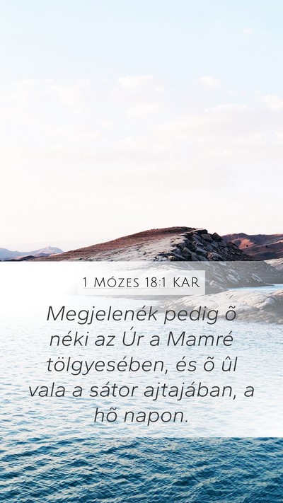 1 Mózes 18:1 KAR Bible Verse Image