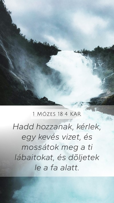 1 Mózes 18:4 KAR Bible Verse Image