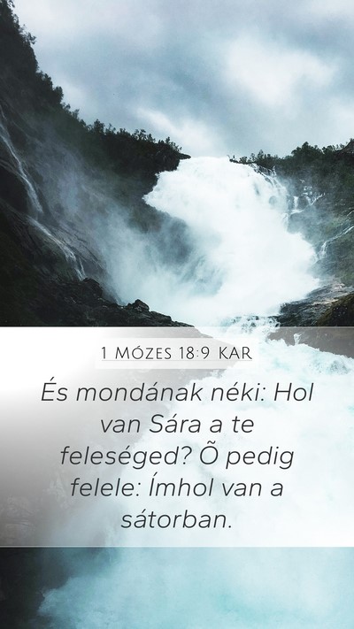 1 Mózes 18:9 KAR Bible Verse Image