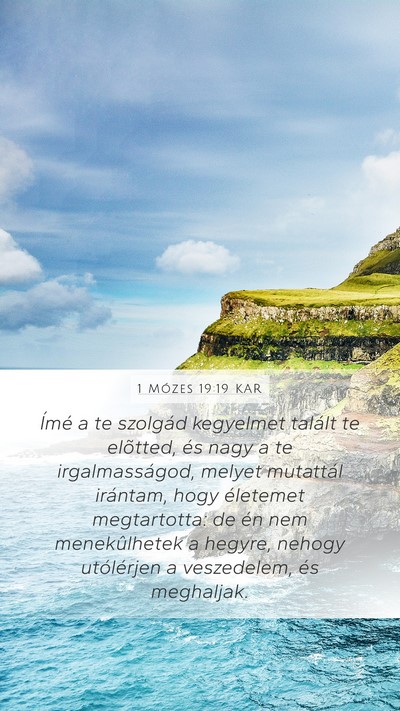 1 Mózes 19:19 KAR Bible Verse Image