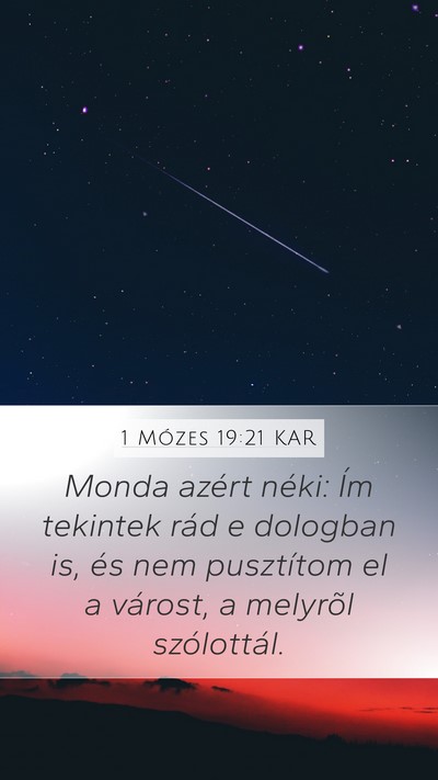 1 Mózes 19:21 KAR Bible Verse Image