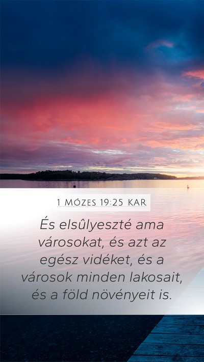 1 Mózes 19:25 KAR Bible Verse Image