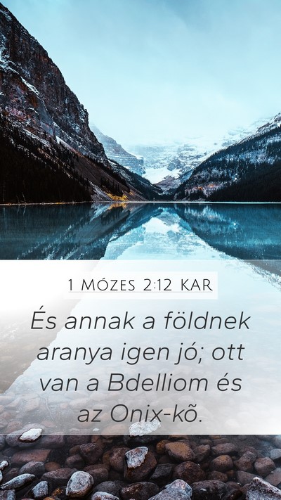 1 Mózes 2:12 KAR Bible Verse Image