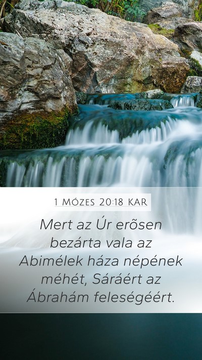 1 Mózes 20:18 KAR Bible Verse Image