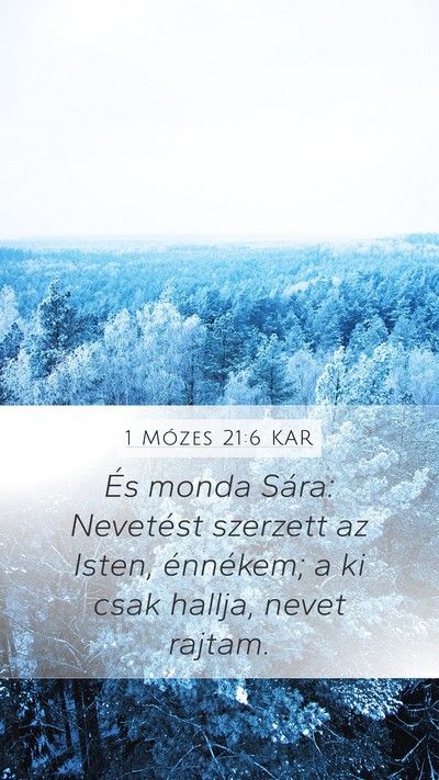 1 Mózes 21:6 KAR Bible Verse Image