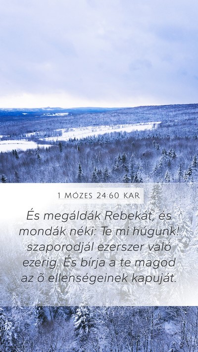 1 Mózes 24:60 KAR Bible Verse Image