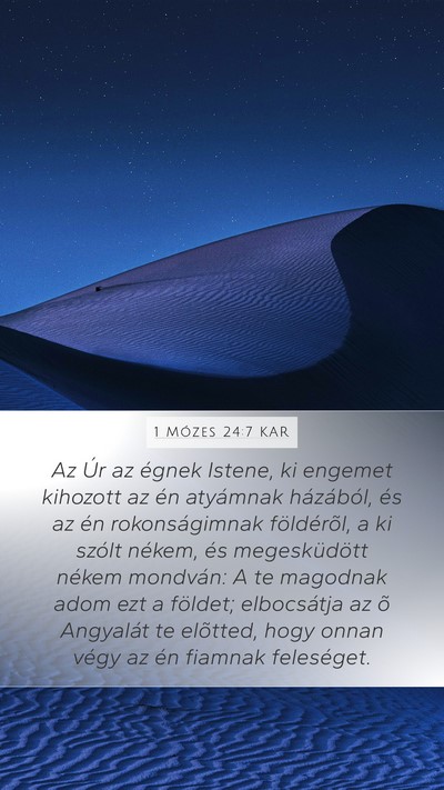 1 Mózes 24:7 KAR Bible Verse Image