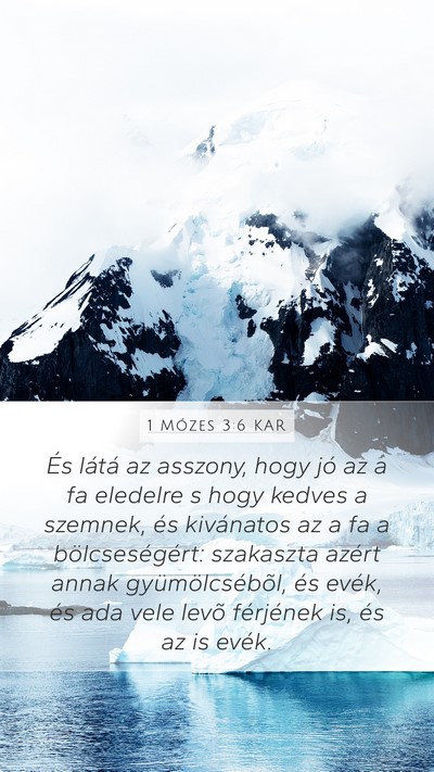 1 Mózes 3:6 KAR Bible Verse Image