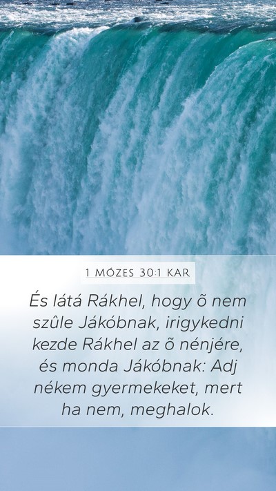 1 Mózes 30:1 KAR Bible Verse Image
