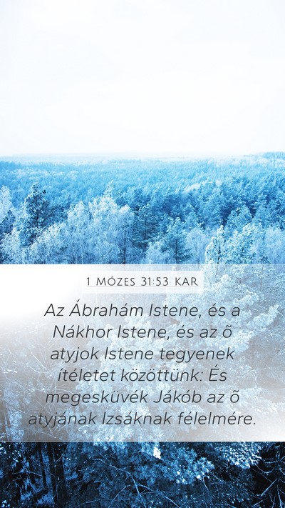 1 Mózes 31:53 KAR Bible Verse Image