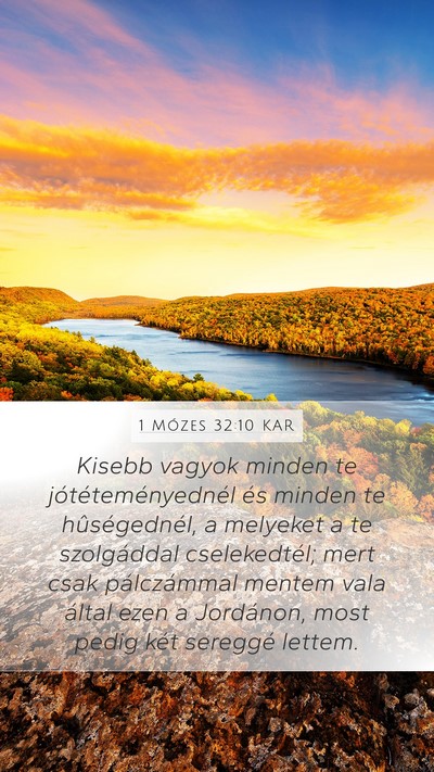 1 Mózes 32:10 KAR Bible Verse Image