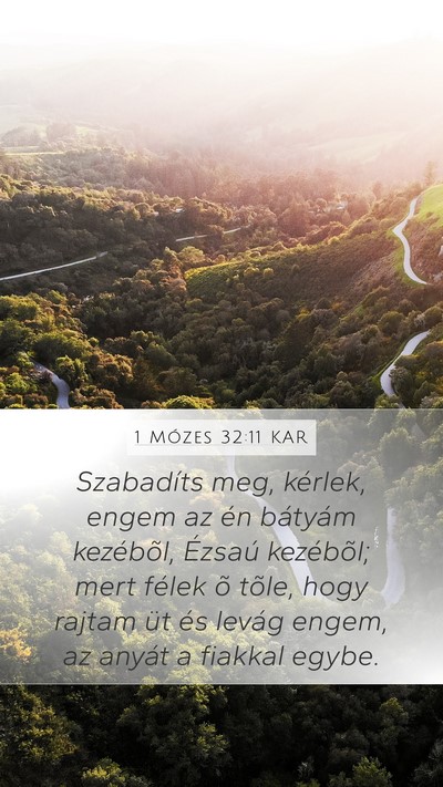1 Mózes 32:11 KAR Bible Verse Image