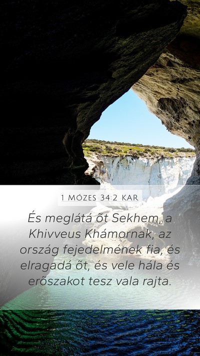 1 Mózes 34:2 KAR Bible Verse Image