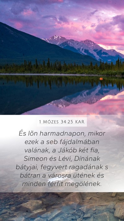 1 Mózes 34:25 KAR Bible Verse Image