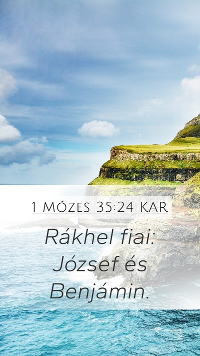 1 Mózes 35:24 KAR Bible Verse Image