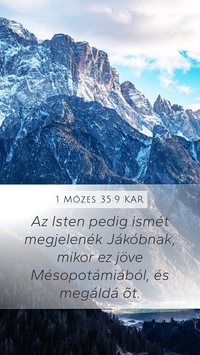 1 Mózes 35:9 KAR Bible Verse Image