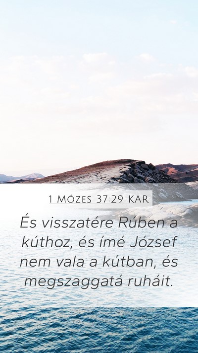 1 Mózes 37:29 KAR Bible Verse Image