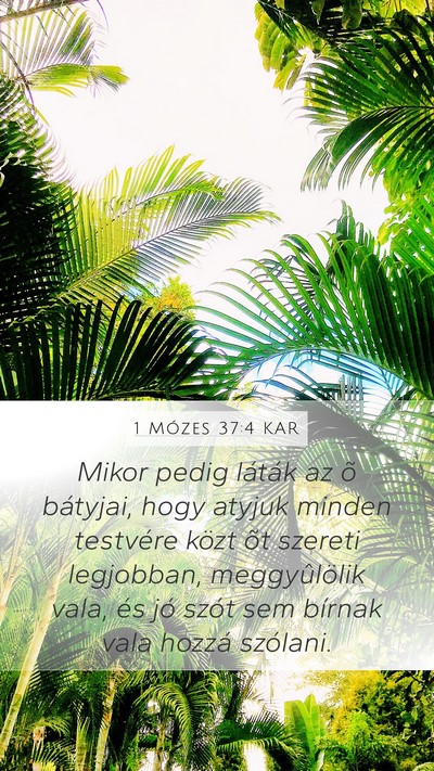 1 Mózes 37:4 KAR Bible Verse Image