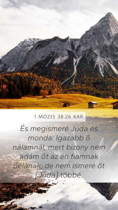 1 Mózes 38:26 KAR Bible Verse Image