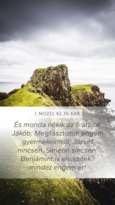 1 Mózes 42:36 KAR Bible Verse Image