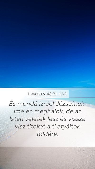 1 Mózes 48:21 KAR Bible Verse Image