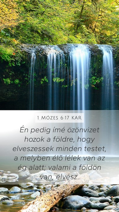 1 Mózes 6:17 KAR Bible Verse Image