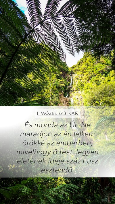 1 Mózes 6:3 KAR Bible Verse Image