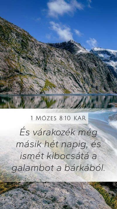 1 Mózes 8:10 KAR Bible Verse Image